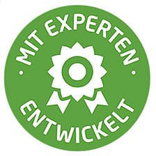 Logo mit Experten entwickelt
