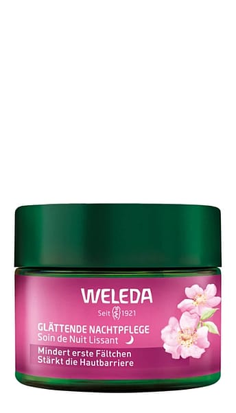 Glättende Nachtpflege Wildrose & Weißer Tee