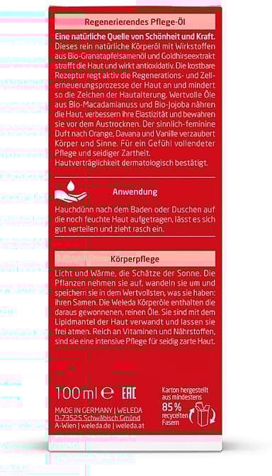 Granatapfel Regenerierendes Pflege-Öl