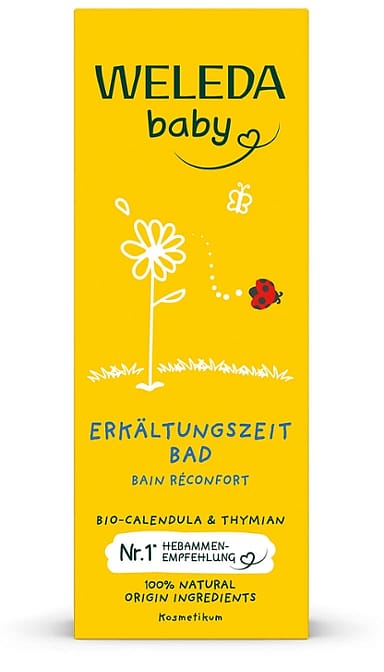 Calendula Erkältungszeit Bad