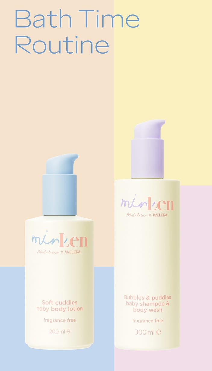 minLen Soft Cuddles Baby Body Lotion