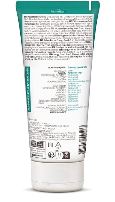 FOR MEN Energy Fresh 3in1 Duschgel – Weleda®