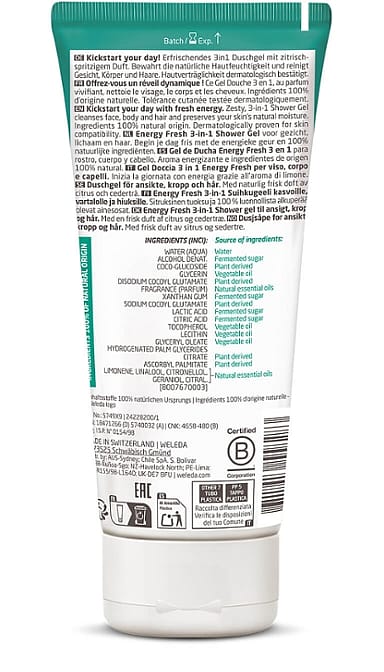 FOR MEN Energy Fresh 3in1 Shower Gel