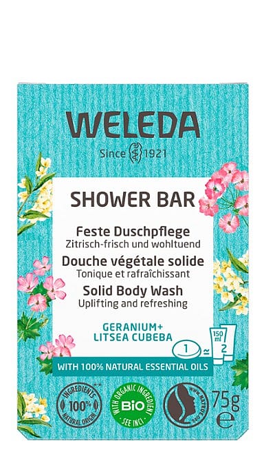 Feste Duschpflege Geranium+Litsea Cubeba