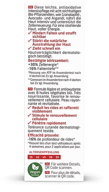 Straffendes Gesichtsöl Granatapfel