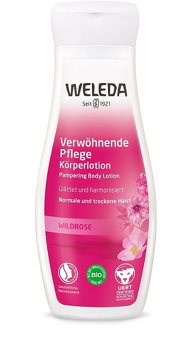 Verwöhnende Pflege Körperlotion Wildrose