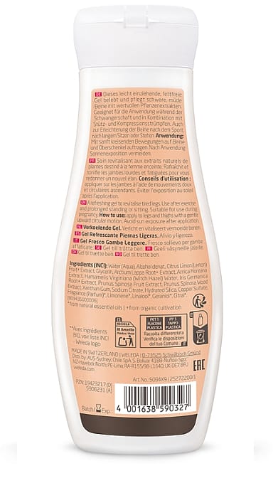 Leichte Beine Frische-Gel