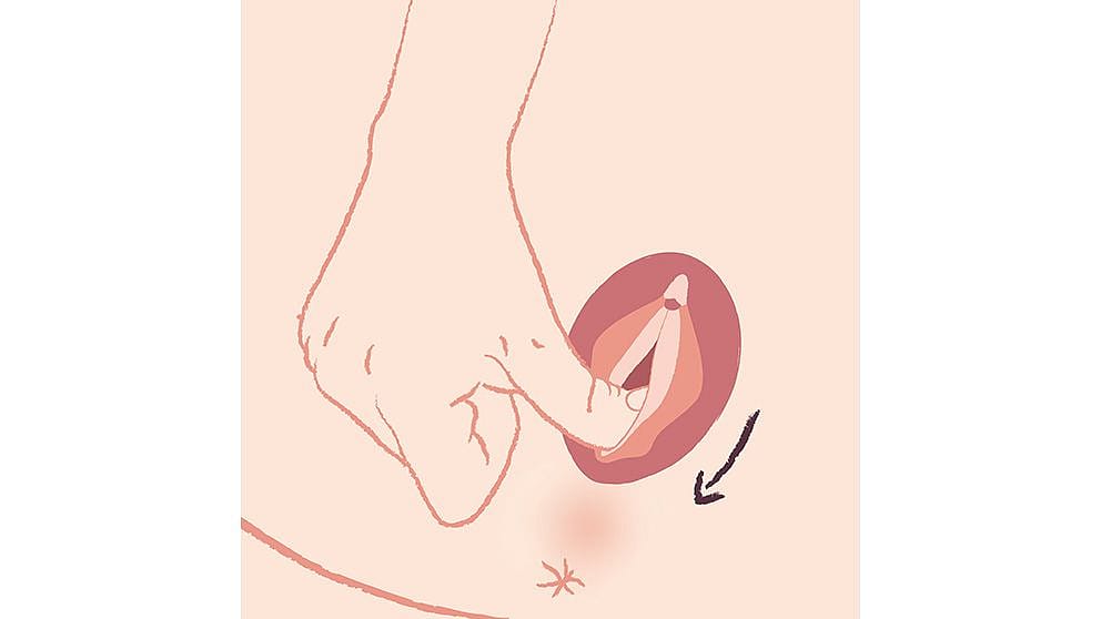 Illustration zur Massage